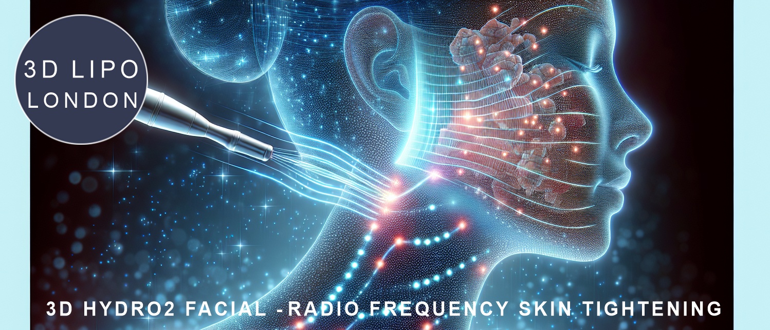 Radio frequency skin tightening illustration